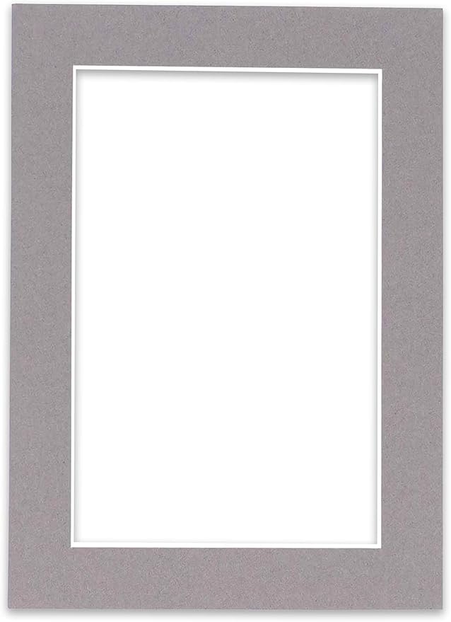 11x14 Mat for 8.5x11 Photo - Precut Charcoal Picture Matboard for Frames Measuring 11 x 14 Inches - Bevel Cut Matte to Display Art Measuring 8.5 x 11 Inches - Acid Free ONE MAT
