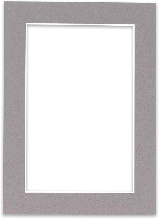 11x14 Mat for 8.5x11 Photo - Precut Charcoal Picture Matboard for Frames Measuring 11 x 14 Inches - Bevel Cut Matte to Display Art Measuring 8.5 x 11 Inches - Acid Free ONE MAT