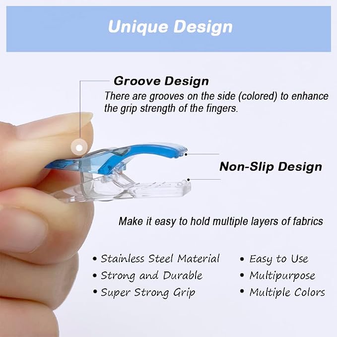 500 Pcs Multipurpose Quilting Clips Premium Sewing Clips - Image 4