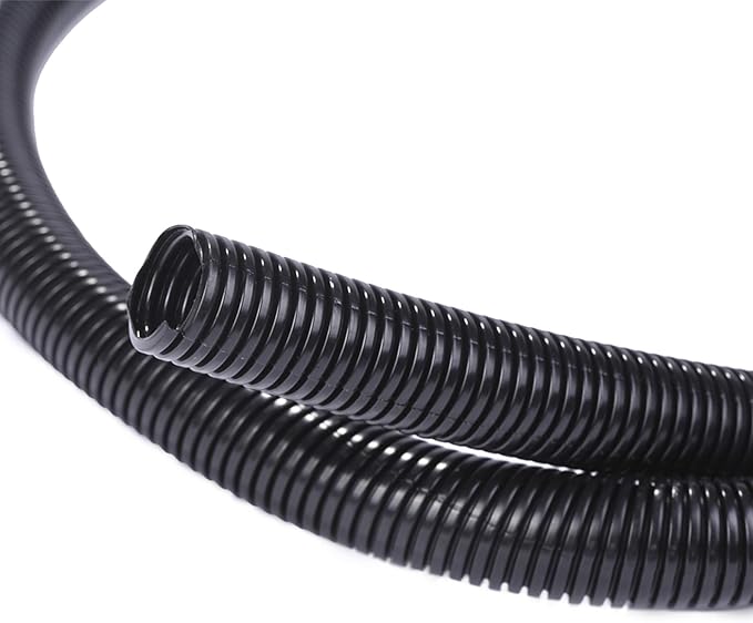 Alex Tech 50ft - 3/4 inch Split Wire Loom Tubing - Black by AlexTech