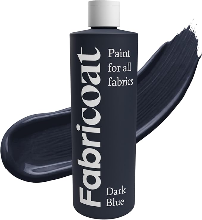 Fabricoat Black Fabric Upholstery Paint & Dye | 250ml / 8.5 fl oz | Black by Fabricoat