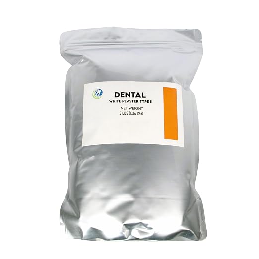 3 LB - White Dental Lab Plaster by Unknown