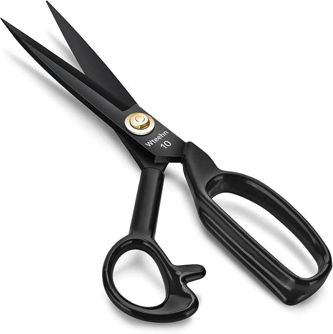Fabric Scissors Professional, Tailor Sharp Sewing Shears by Wteehn