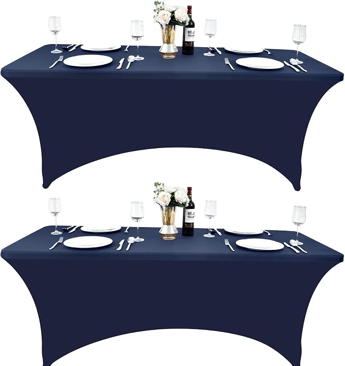 2-Pack 6ft Spandex Table Covers by Unknown