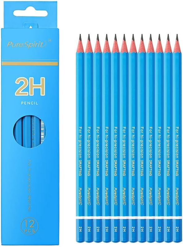Sketch Pencils for Drawing 2H, Sketching & Doodling | Graphite Pencil for by HAIHAOMUM