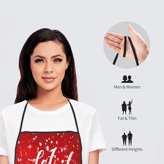Apron Cooking Chef Work Shop Women Men Baking Decorations Painting Bbq Grilling - Image 8