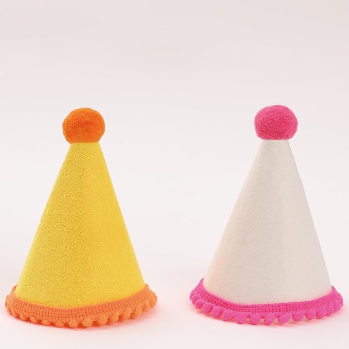 10 Pcs Dog Birthday Hat Set for Small Medium Dogs Cat Puppies, Mini Party Hat - Image 7