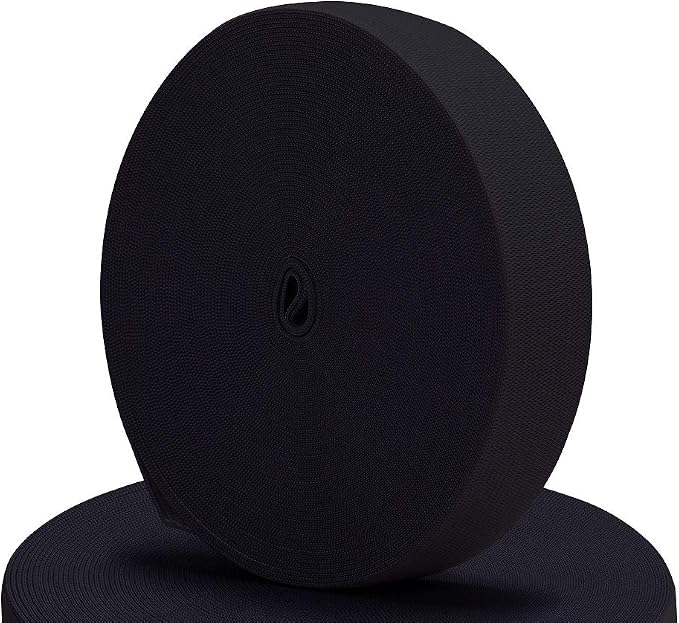 Black Elastic Bands for Wigs, 1 Inch 12 Yard High Elasticity Knit Spool Sewing - Image 3