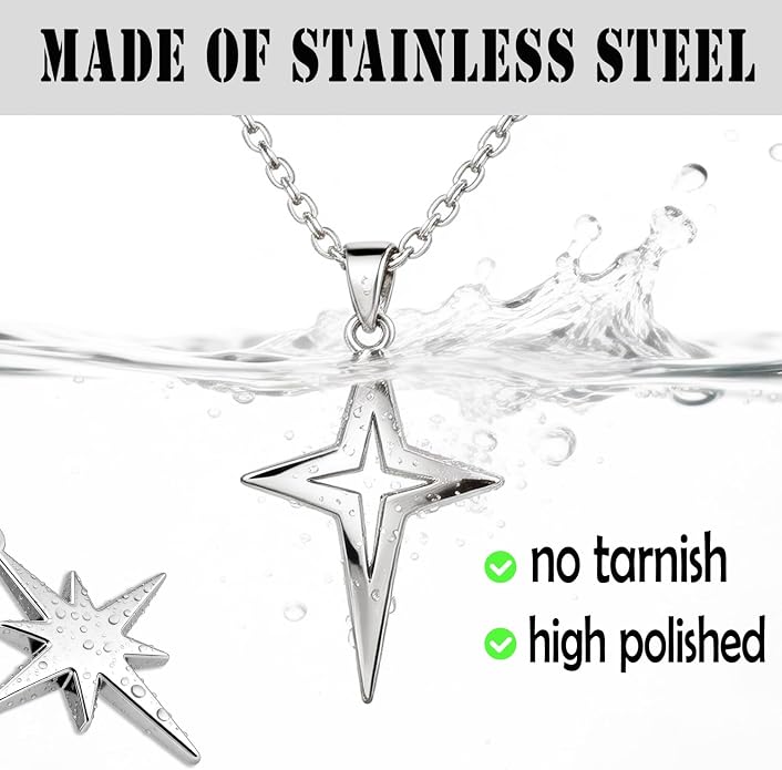 32Pcs Fadeless Stainless Steel Charms - Image 2