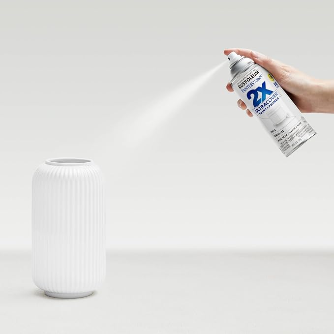 Rust-Oleum Painter's Touch 2X Ultra Cover Spray Paint, Semi-Gloss White | - Image 6