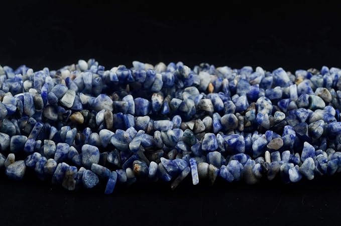 Natural Chip Stone Beads Lapis Lazuli 5-8mm About 400 Pieces Irregular - Image 4