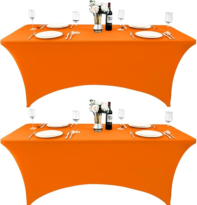 2-Pack 8ft Spandex Table Covers by Unknown