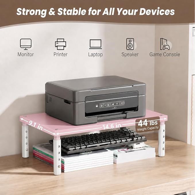 OPNICE Adjustable Computer Monitor Stand Riser - Image 6