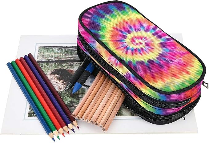 ANANGTEE Colored Tie Dye Pencil Case - Image 3