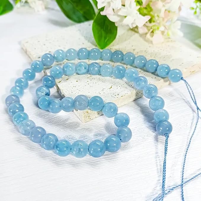 Zenkeeper About 180 Pcs Aquamarine Beads - Image 5