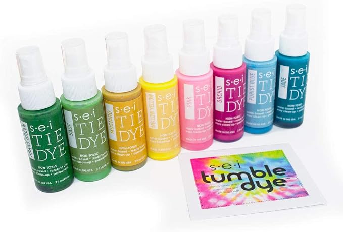 SEI 8 Pack Natural Fade Tie Dye Spray Kit, Tye Dye Kits - Image 5