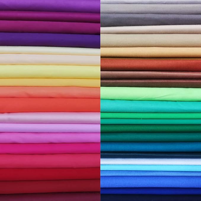 10"x10" 50pcs Cotton Fabric Squares by newamishquilt