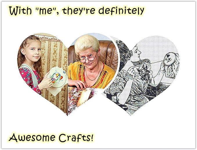 Awesocrafts Cross Stitch Kits Golden Age 11CT Stamped Patterns Easy Cross - Image 5