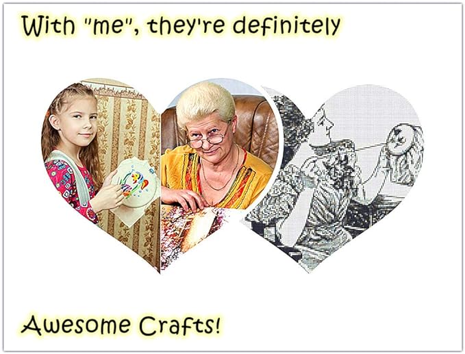 Awesocrafts Cross Stitch Kits Two Christmas Kittens 11CT Stamped Patterns Easy - Image 5