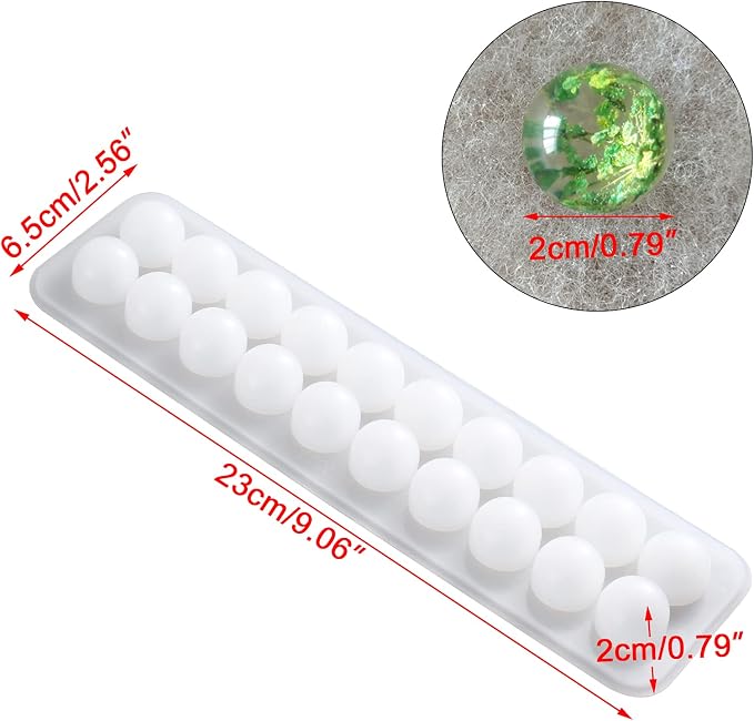 Silicone Bead Casting Mold, DIY Resin Jewelry Making Mould | Durable & reusable - Image 4