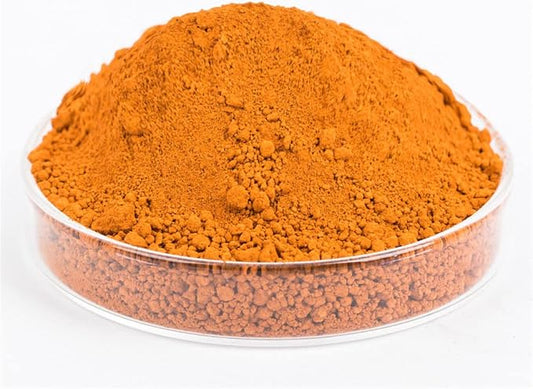 GOODTAKE Concrete Pigment, Orange Iron Oxide Pigment Powder, Cement Color Pigment Concrete Dye Color Pigment for Cement Mortar Grout Pastel Tile Paint (Orange, 16 oz)