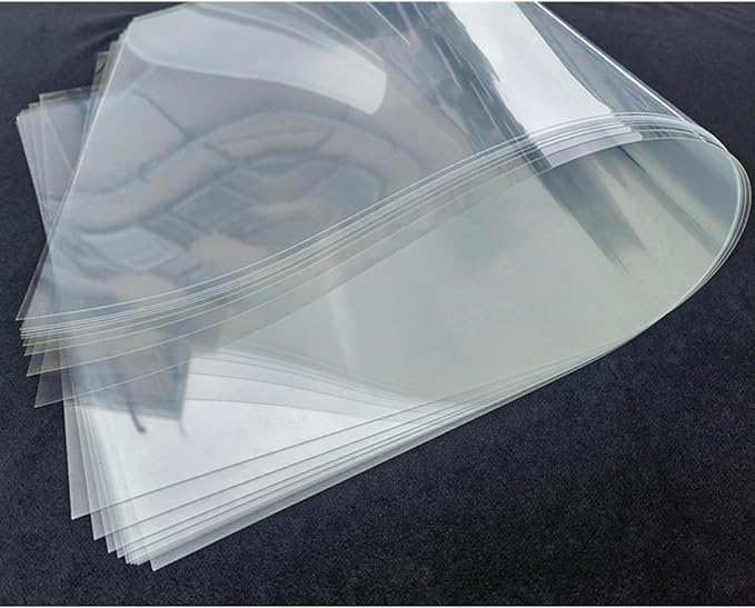 BANLTRE 12 Pack 12" x 16" 6mil/0.15mm Thick Clear Blank Stencil Sheet for Cutting,Craft Plastic Sheets (12" x 16" / 6mil)