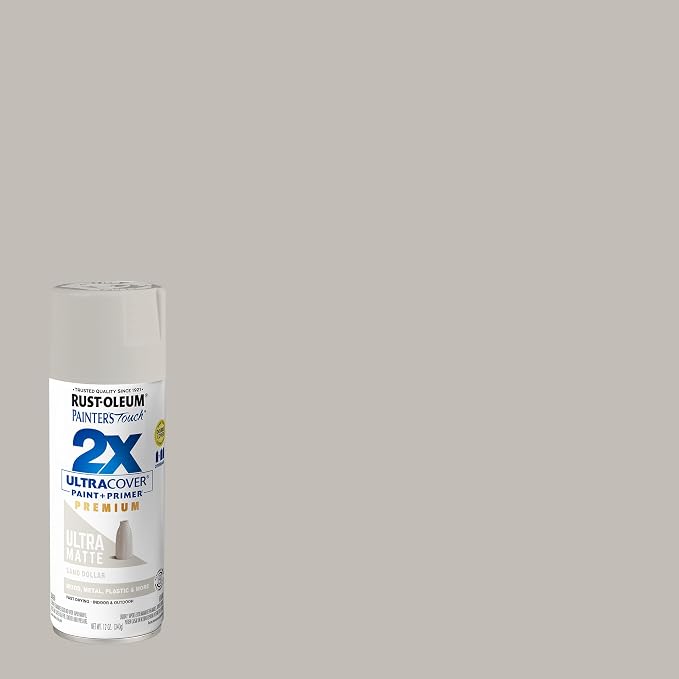 Rust-Oleum Painter's Touch 2X Ultra Cover Spray Paint, Sand Dollar | Indoor and - Image 2