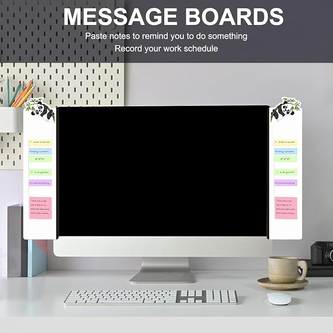 Office Desk Accessories 2pcs Multifunction Computer Monitor Memo Board - Image 6