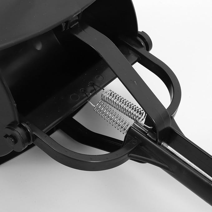 Cabilock Pet Poop Scoop Long Handle Dog Waste Picker Outdoor Cleaning Tool Black - Image 6