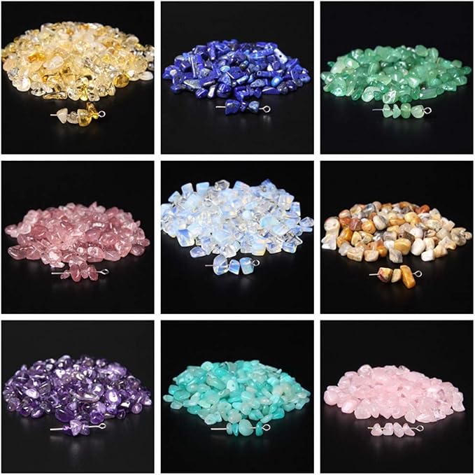 Natural Chip Stone Beads Persian Gulf Agate 5-8mm About 400 Pieces Irregular - Image 5