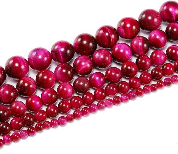 Zenkeeper 108Pcs Rose Tiger Eyes Spacer Loose Beads Bulk - Image 4