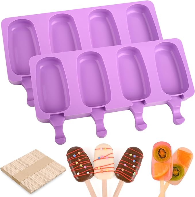 WMKGG Popsicle Silicone Molds Set, Ice Pop, Cakesicles by Focusonthekitchensupplies