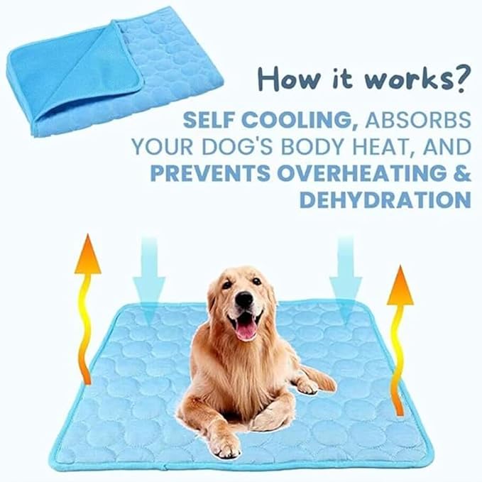 2025 New Dog Cooling Mat, Pet Cooling Mats, Summer Cool Pads Pet Mat Outdoor - Image 2