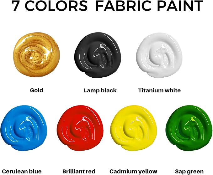 Artecho Sap Green Fabric Paint, 250 ml / 8.45 oz Permanent Clothing Paint - Image 2