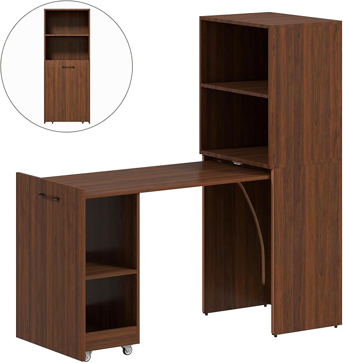 Zevemomo Folding Desk, Convertible Table - Image 7