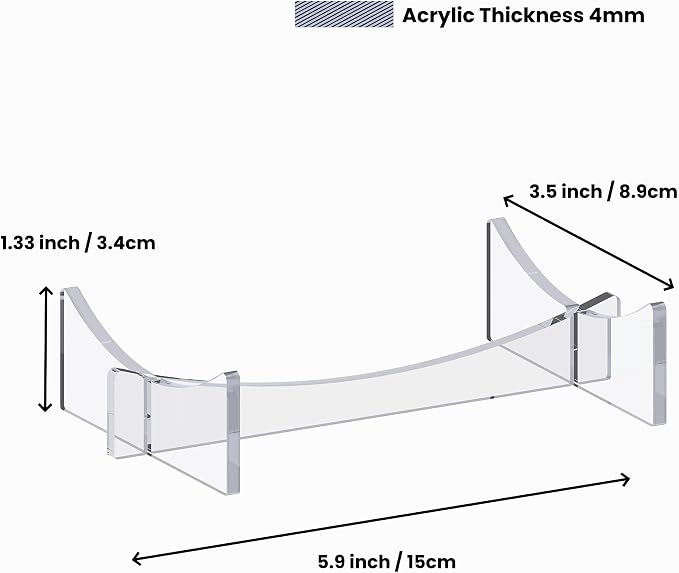 Football Stand Holder, 5.9x3.5x1.3 inch - Image 3