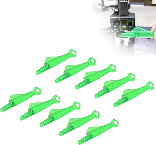 Fish Mouth Sewing Machine Needle Threader - 2025 New Automatic Tool, Quick & Easy Loop Threader for Enhanced Sewing Efficiency & Precision (50)