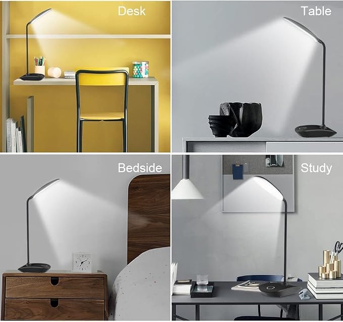 DEEPLITE LED Desk Lamp Battery Operated Lights Cordless Rechargeable Lamp - Image 4