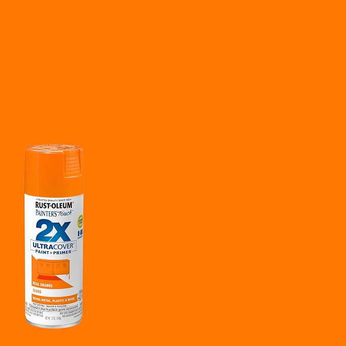 Rust-Oleum 334043 Painter's Touch 2X Ultra Cover Spray Paint, 12 oz, Gloss Real - Image 2