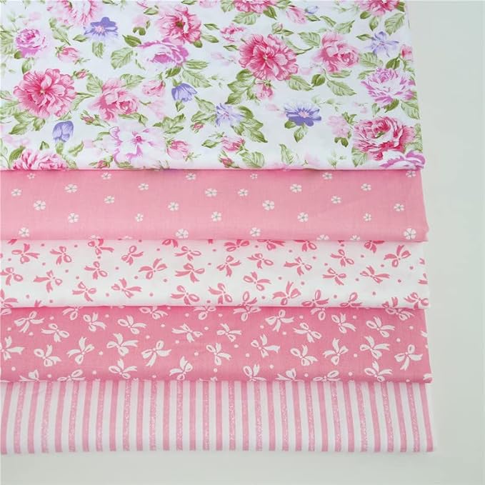 Cotton Fabric DIY Making Supplies Quilting Patchwork Fabric Fat Quarter Bundles - Image 3
