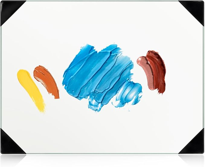 Glass Palette for Oil Painting, 16 x 12 Inches, Ultra Clear, Watercolor - Image 9