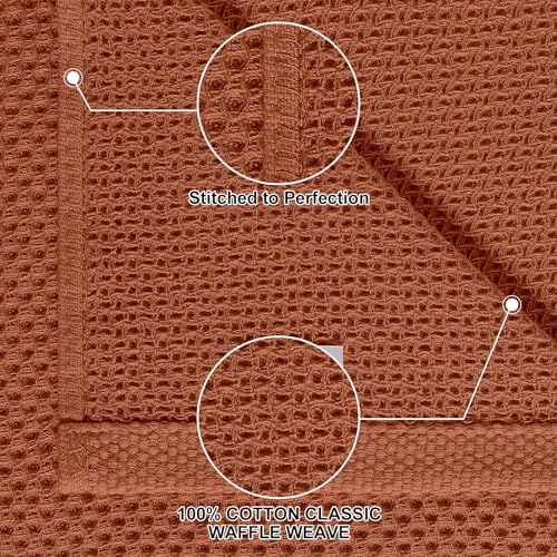 Homaxy 10 Pack 100% Cotton Kitchen Towels and Dishcloths Set - Image 2