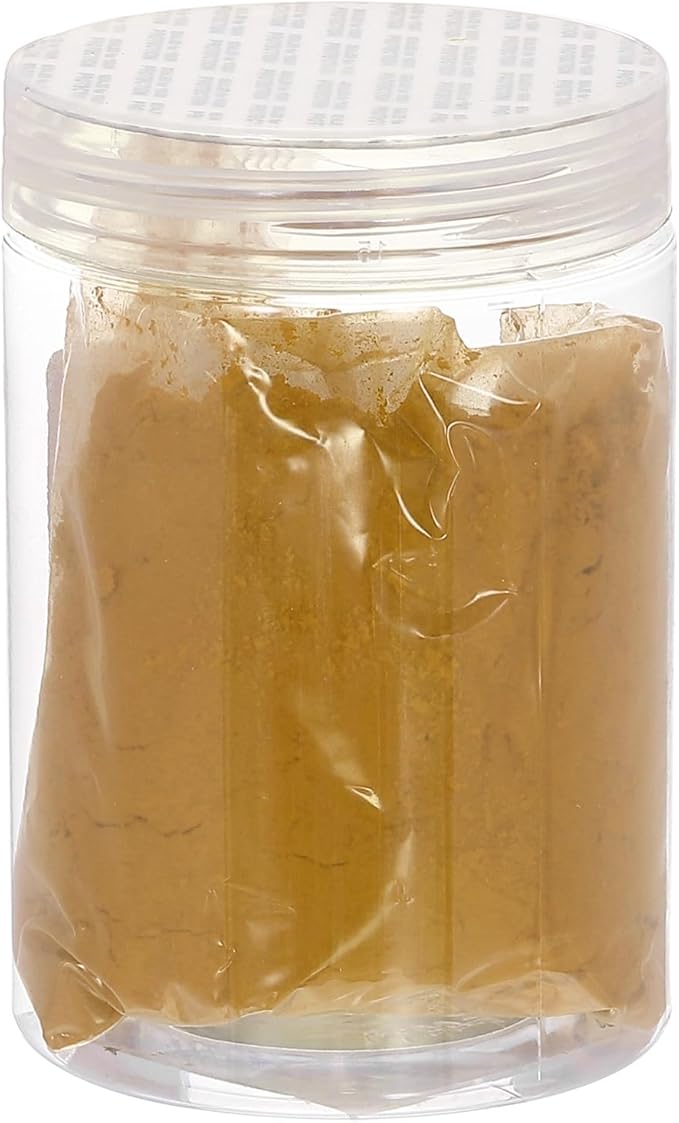 HARFINGTON Iron Oxide Powder Concrete Pigment 400 Mesh 3.5oz (100g) Iron Oxide Grout Pigment for Pastel Tile Paint Concrete Cement, Ochre Yellow