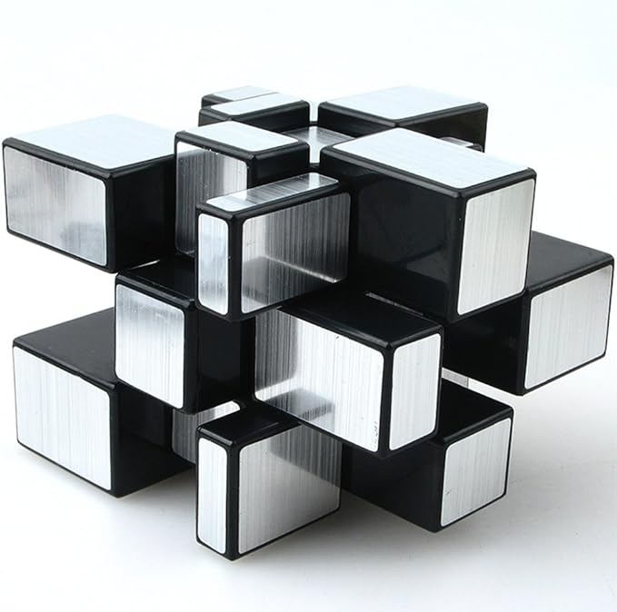 TANCH Mirror Speed Magic Cube 3X3 Puzzle for Children & Adults Kids Silver…