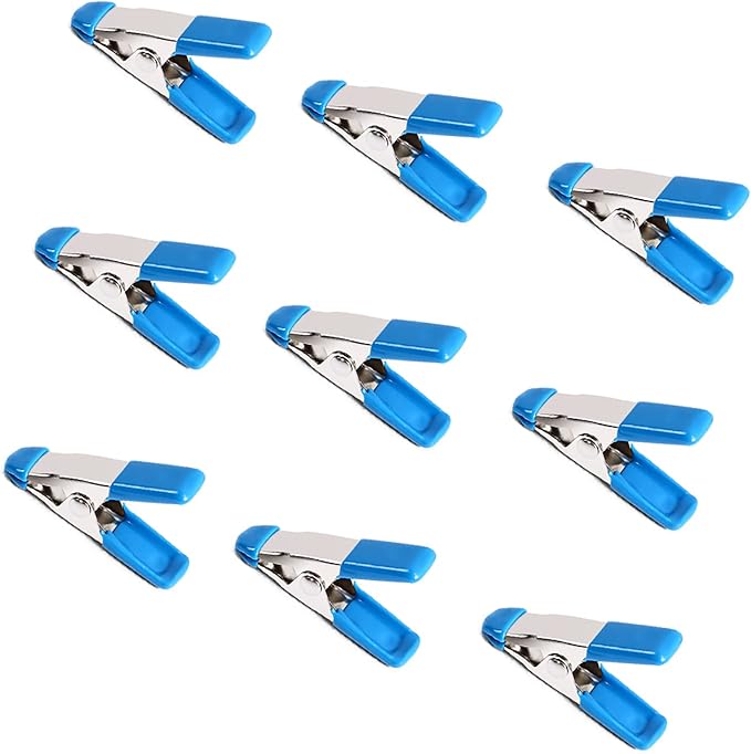 Small Spring Clamps for Woodworking, Backdrop Clips, Mini Clamps for Crafts - Image 7