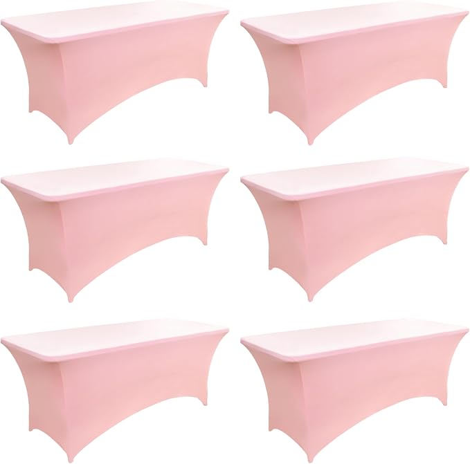 6-Pack 6ft Spandex Table Covers by Unknown