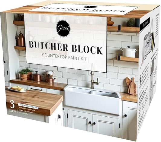 Giani Butcher Block Easy Epoxy Countertop Paint Kit