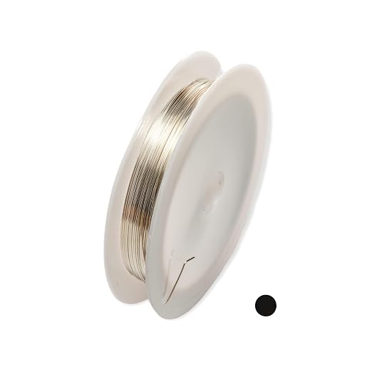 925 Sterling Silver Wire, 24 Gauge, Half Hard, 50FT by CRAFT WIRE | Sterling by CRAFTWIRE