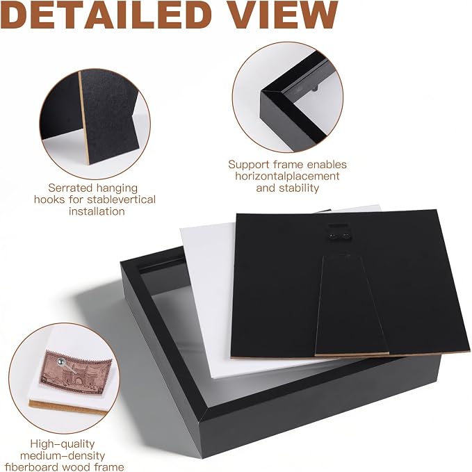 Ninsula 8x8 Shadow Box, Shadow Box Frame - Image 4