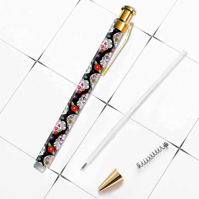 Ballpoint Pen 3Pcs Click Black Ink Metal Retractable 1.0 mm Medium Ballpoint - Image 5